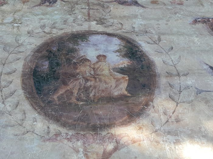 A French Style Wall Hanging on Canvas of Large Proportion - Image 10