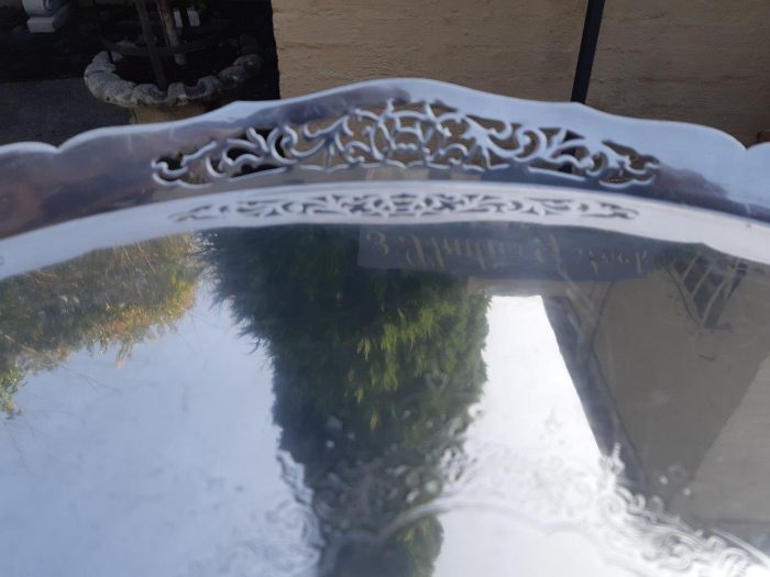 A Silverplate  Gallery Tray - Image 8