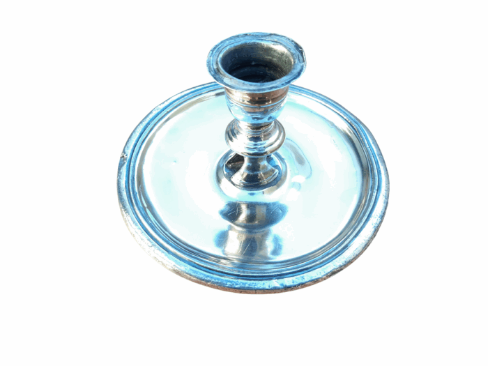 Old Sheffield Plate Candle Holder