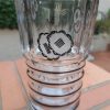 An 8-piece Czech Art Deco Crystal Cocktail Set circa 1930s  plus 6 x matching shot glasses(Minor nicks and chip to 2 x glasses) - Image 5