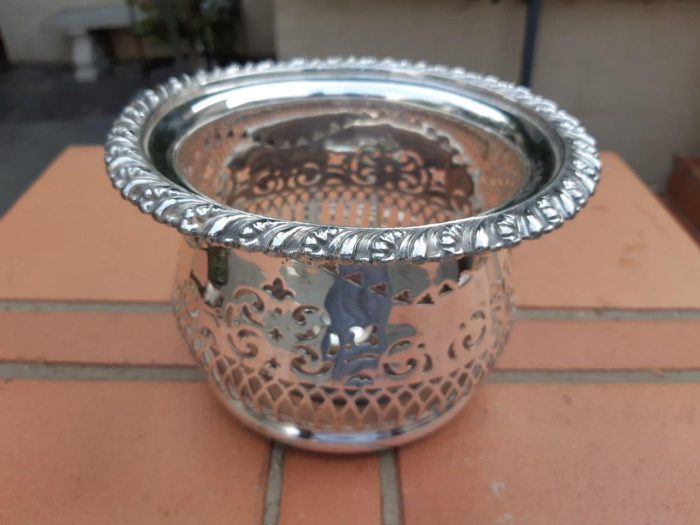 19th Century Silver Plate Wine Coaster - Image 2