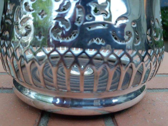 19th Century Silver Plate Wine Coaster - Image 5