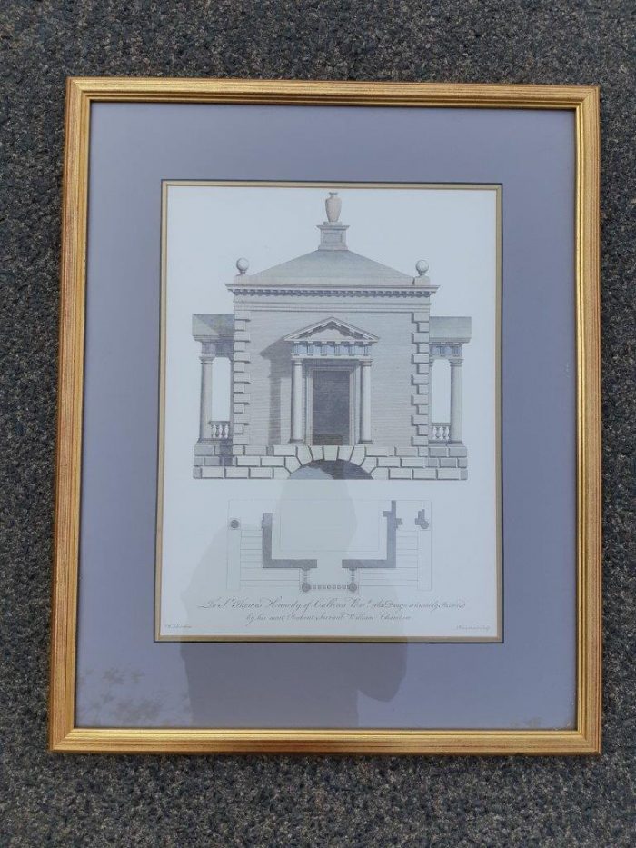 A Set Of Three (3) Neoclassical Architectural Studies ( Photolithograph) - Image 7