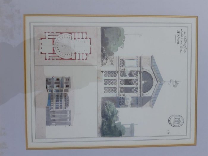 A Set Of Three (3) Neoclassical Architectural Studies ( Photolithograph) - Image 10