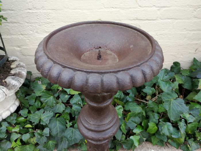 Pair Of Large Antique Cast Iron Candleholder - Image 8