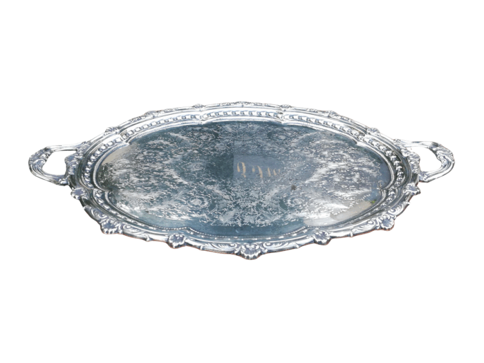 Silverplate Twin Handle Tray