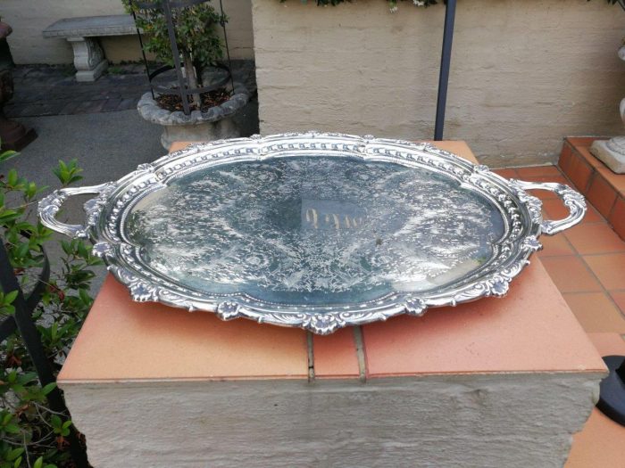 Silverplate Twin Handle Tray - Image 2