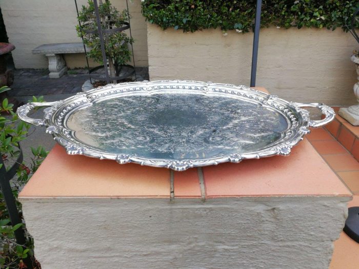 Silverplate Twin Handle Tray - Image 3