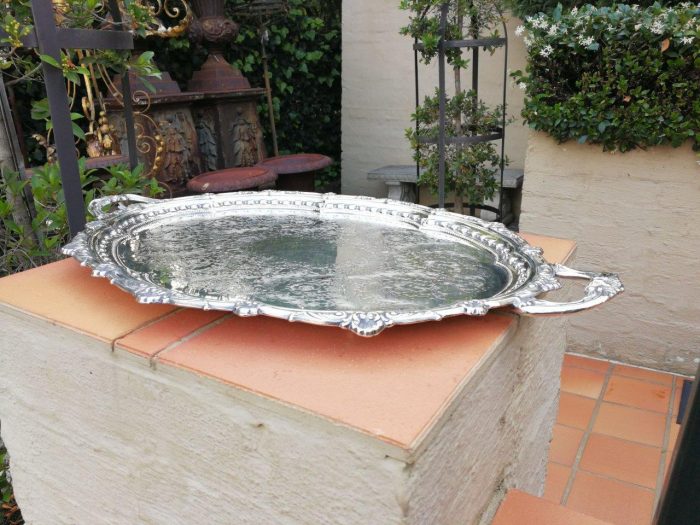 Silverplate Twin Handle Tray - Image 5