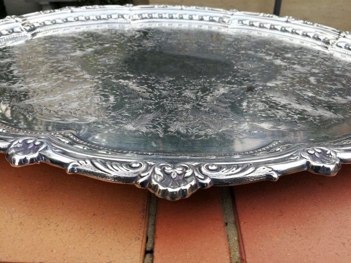 Silverplate Twin Handle Tray - Image 6