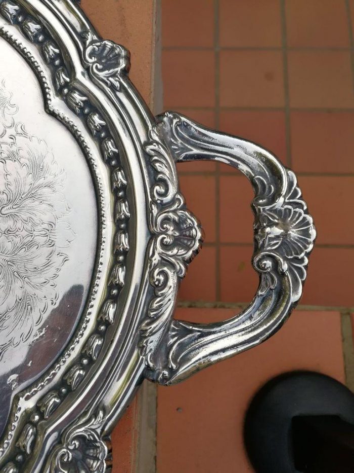 Silverplate Twin Handle Tray - Image 7