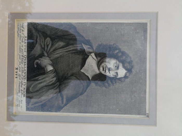 A Set Of 8 Framed Portraits Of Flemish Painters, Engravers And Architects - Image 11