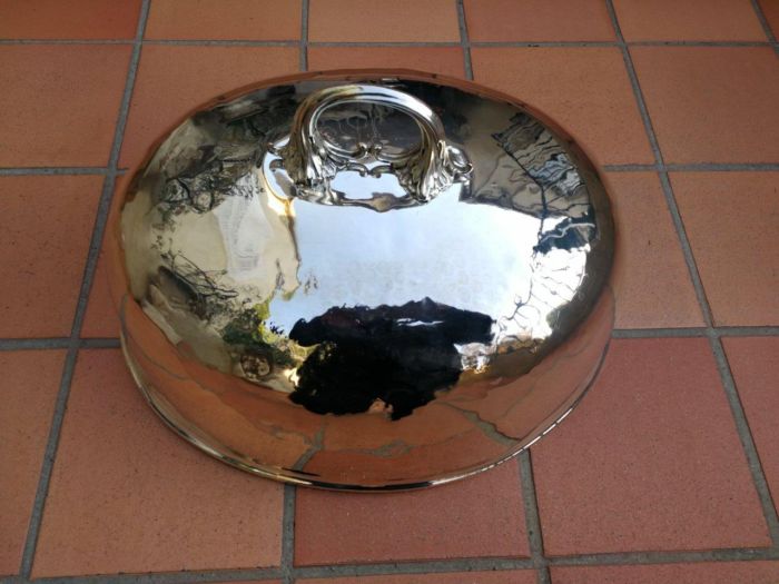 Victorian Silver Plated Food Dome - Image 3