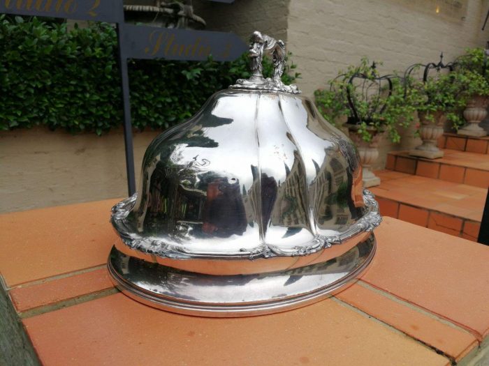 A Silverplate Food Dome ND - Image 3