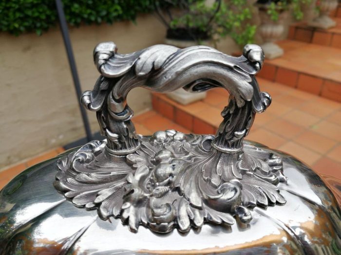 A Silverplate Food Dome ND - Image 4