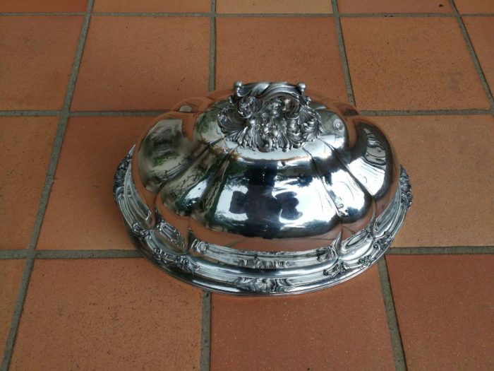 A Silverplate Food Dome ND - Image 5
