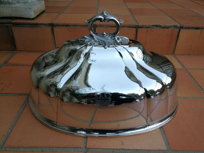 A Set Of Four Silver-Plate Food Domes - Image 4