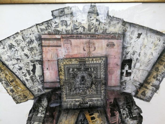 The Wedding Collage With Ink By Lyndi Sales Signed - Image 5