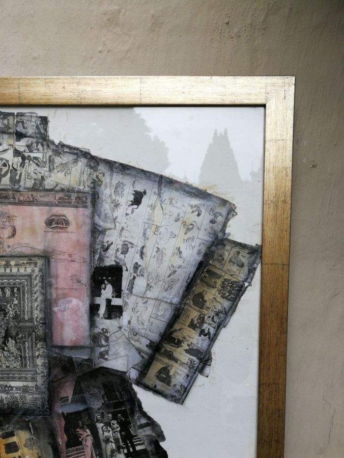 The Wedding Collage With Ink By Lyndi Sales Signed - Image 7