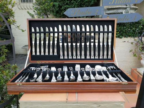A Twelve Place 122 Piece Kings Pattern Canteen of Cutlery (Excellent Condition Only Used Three Times)