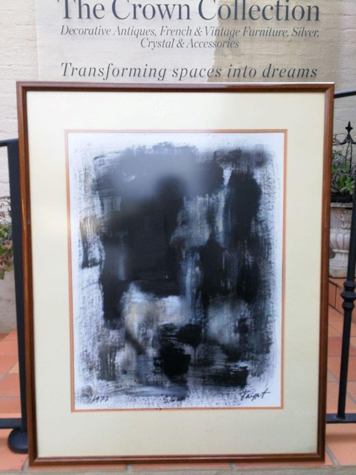 A Set of Two Acrylic on Paper Diptych, Storm - Image 5