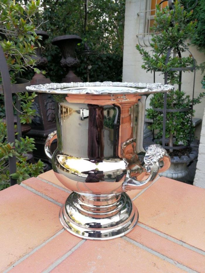 A Georgian Style Silver Plated Champagne Cooler - Image 2