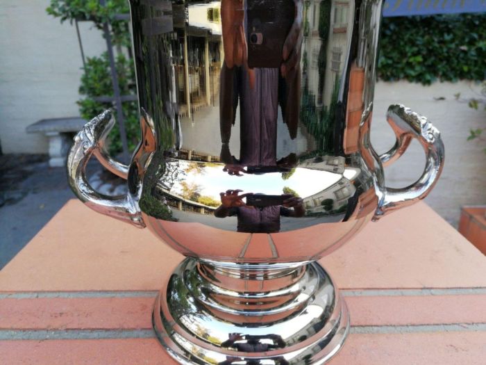 A Georgian Style Silver Plated Champagne Cooler - Image 5