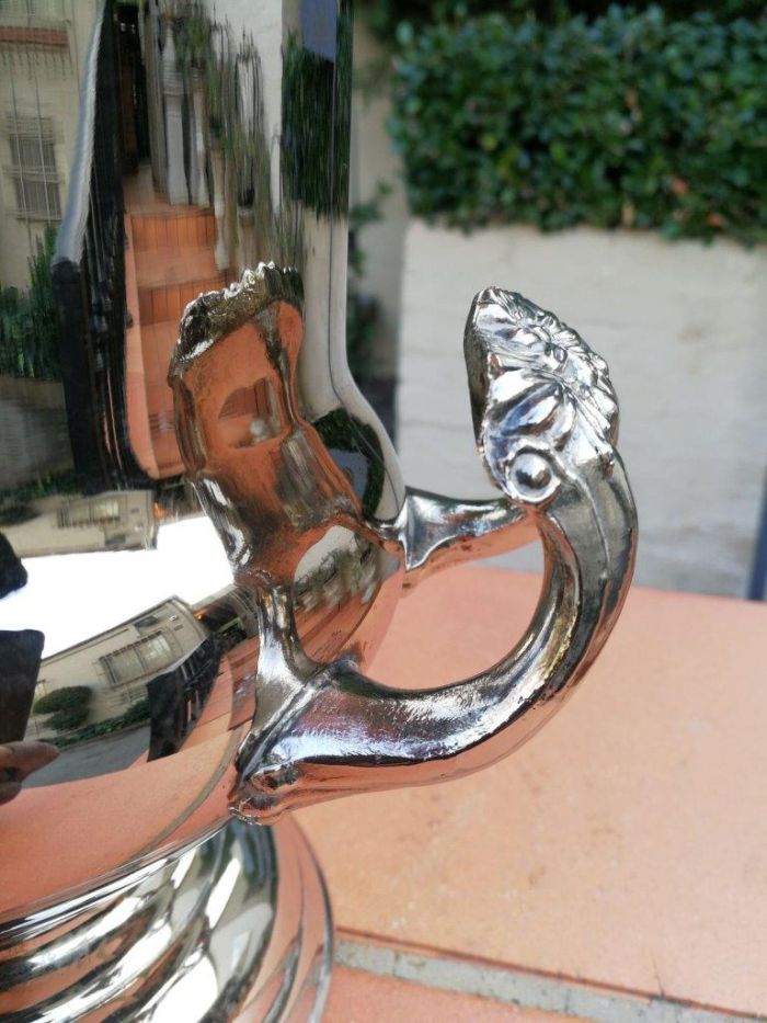 A Georgian Style Silver Plated Champagne Cooler - Image 6