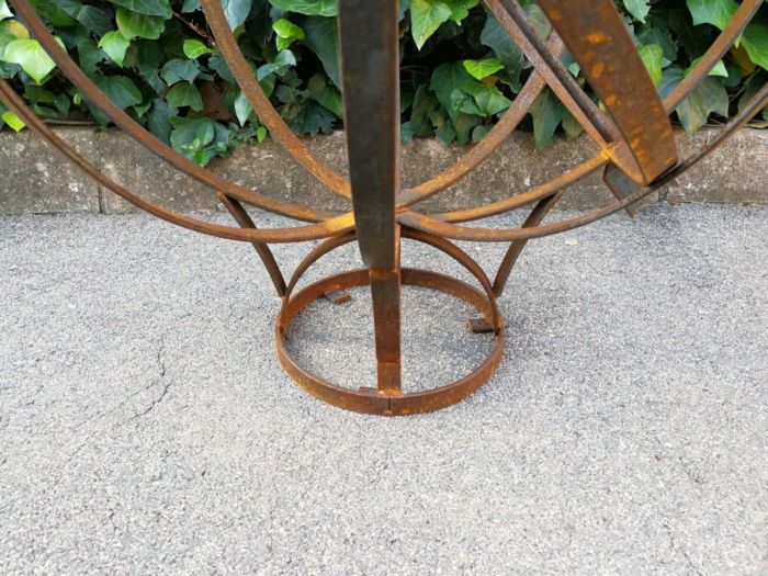 A Pair of Large  20th Century Metal Armillary Sphere - Image 7