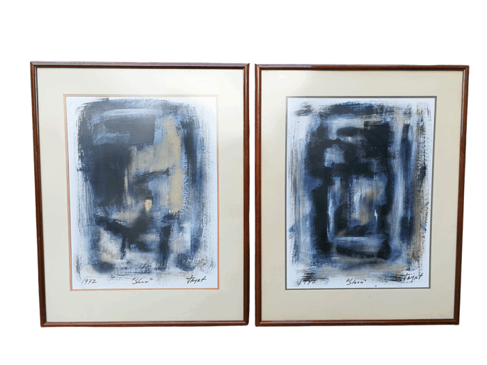 A Diptych Intitled Storm, Dated 1977 ND