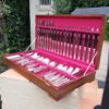 A Twelve Place Setting of EPNS A1 Sheffield England Cutlery in Canteen - Image 2