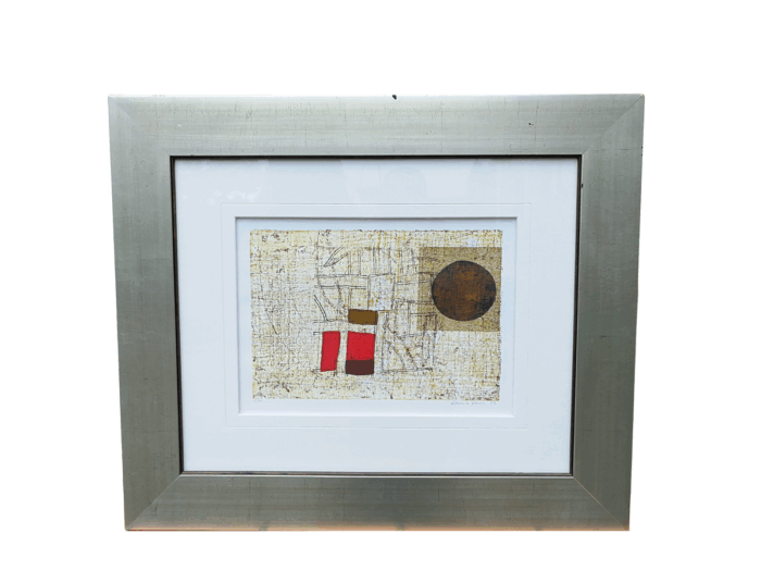 An Abstract Composition Lithograph, signed, 2003  Hannes Harrs