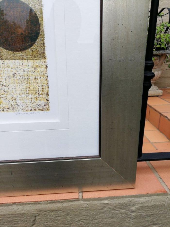 An Abstract Composition Lithograph, signed, 2003  Hannes Harrs - Image 5