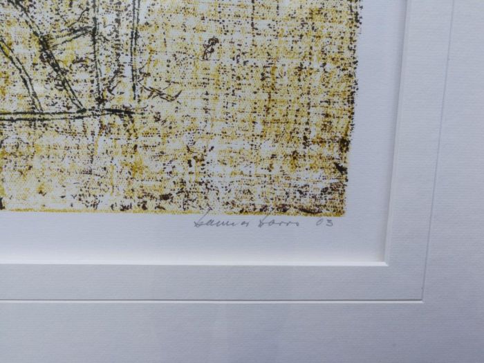 An Abstract Composition Lithograph, signed, 2003  Hannes Harrs - Image 6