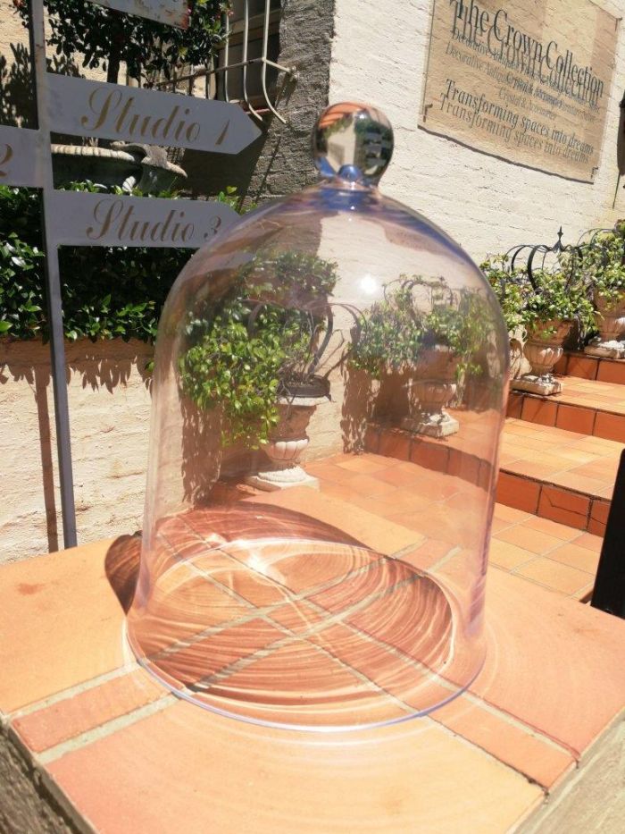 GLASS DOME Height 39,5cm - Image 3
