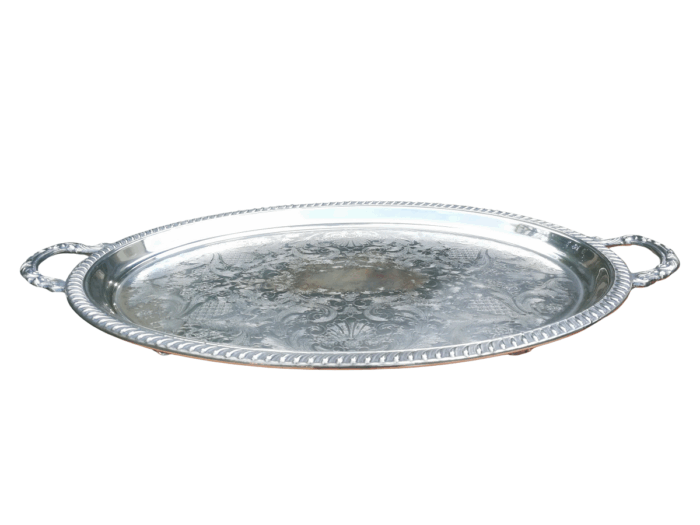 A Large Epns Two Handled Tray