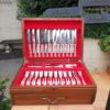 A Comprehensive Cooper Bros Kings Pattern Silver-Plated Twelve Place Cutlery Set In A Canteen - Image 3