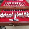 A Comprehensive Cooper Bros Kings Pattern Silver-Plated Twelve Place Cutlery Set In A Canteen - Image 5