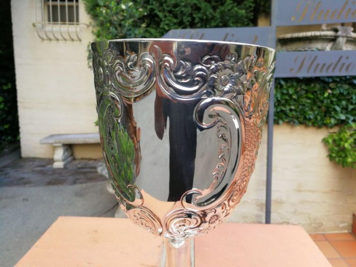 An Antique Victorian Silver Lage Size Goblet Sheffield  Circa 1897 500grams Silver - Image 7