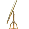 An Antique Brass Telescope On Tripod  By Stanley, London
