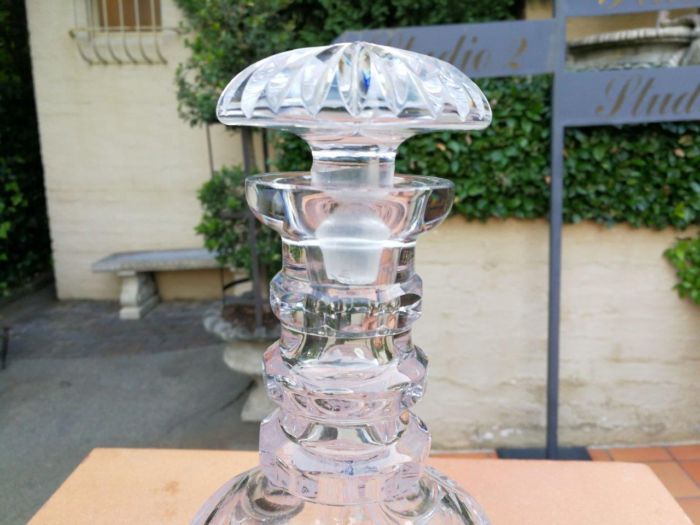 A 20th Century Rose Cut Crystal Decanter - Image 5
