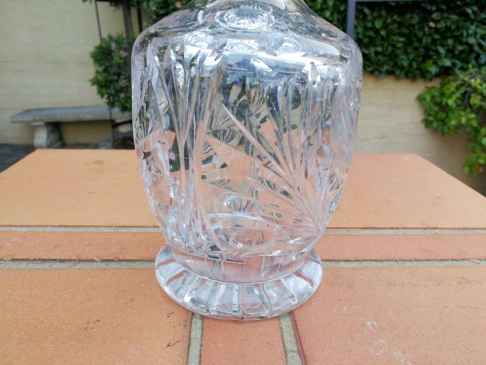 A 20th Century Rose Cut Crystal Decanter - Image 6