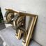 A 21st Century Pair Of Gilt Painted Wooden Wall Brackets/Sconces