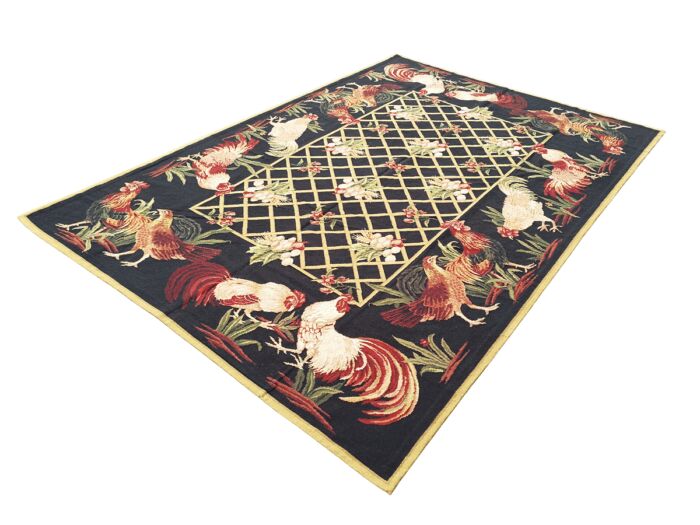 A Needlepoint Woven Carpet