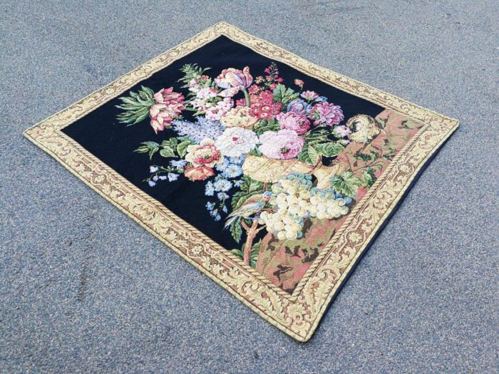 A 20th Century French Floral Tapestry - Image 3