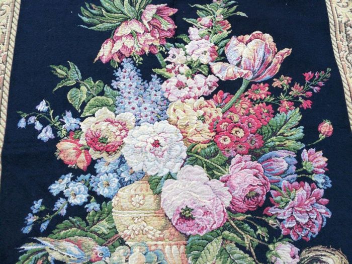 A 20th Century French Floral Tapestry - Image 5