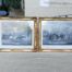 A Pair of Prints In Ornate Giltwood Frames. After Vernet La Course and Preparatifs Dune Course