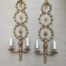 A Pair Large size Giltwood Wall Sconces (Fitted for electricity)