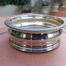 A Silver-Plated Wine Coaster with Wooden Base