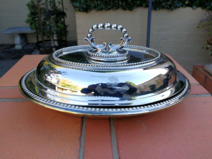 A Silver-Plated Entrée Dish